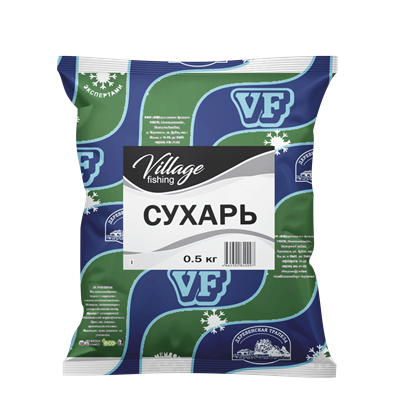 Деревенская Трапеза 0.5 кг  СУХАРЬ ЧЕСНОЧНЫЙ 2595 - фото 10013