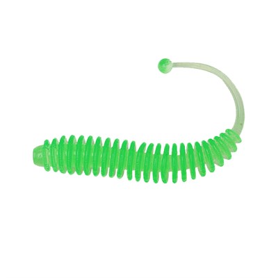 Приманка CRAZY TROUT KEBAB (Зелёный, Сыр) 77 мм, 10 шт. 3255 - фото 9459