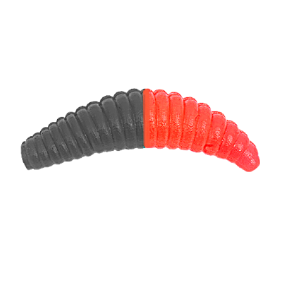 Приманка CRAZY TROUT MAGGOT (Чёрно-Морковный, Сыр) 38 мм, 10 шт. 3294 - фото 9627