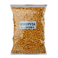 Кукуруза зерно цельное 1 кг, zip пакет