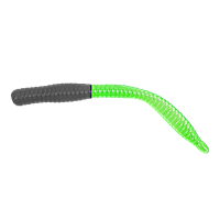 Приманка CRAZY TROUT WORM (Чёрно-Зелёная, Сыр, 8 шт. 79 мм) 3293